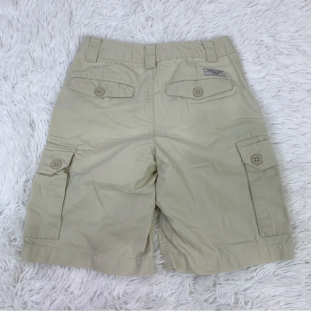 Polo Ralph Lauren boy’s cargo pocket chino Shorts in‎ beige